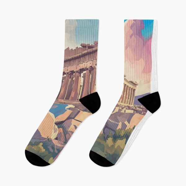 Item preview, Acropolis Parthenon Athens Greece Vintage Sunset designed and sold by LaFabricaArt.