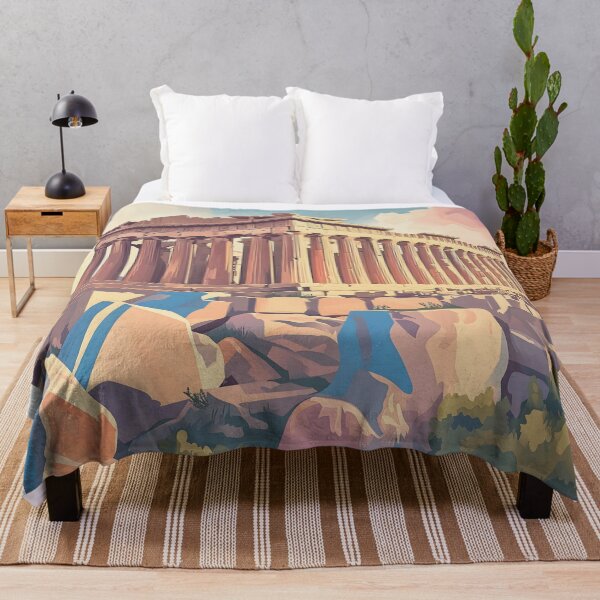 Item preview, Acropolis Parthenon Athens Greece Vintage Sunset designed and sold by LaFabricaArt.