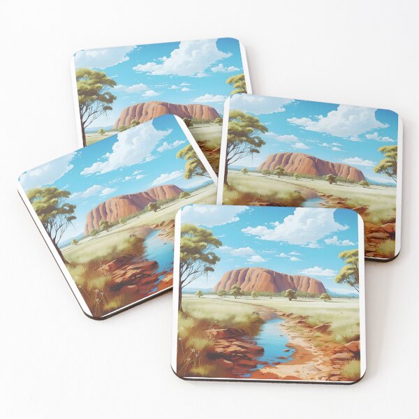 Item preview, Uluru Australia Red Center Sacred Monolith designed and sold by LaFabricaArt.