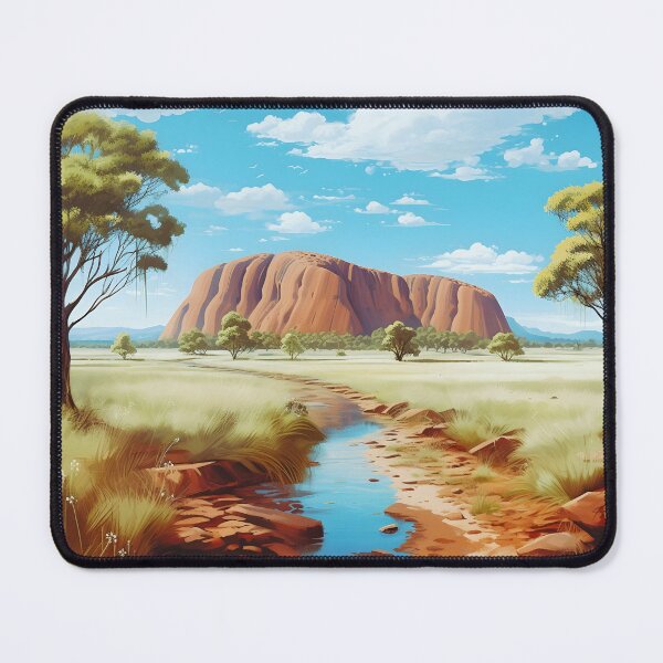Item preview, Uluru Australia Red Center Sacred Monolith designed and sold by LaFabricaArt.