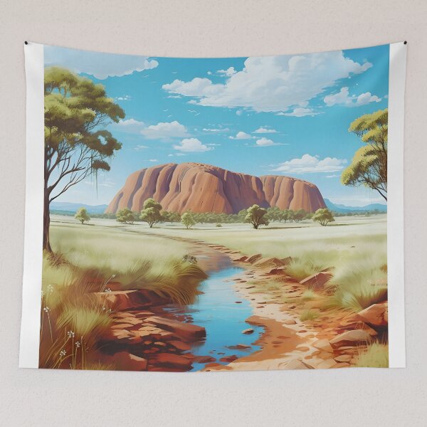 Item preview, Uluru Australia Red Center Sacred Monolith designed and sold by LaFabricaArt.