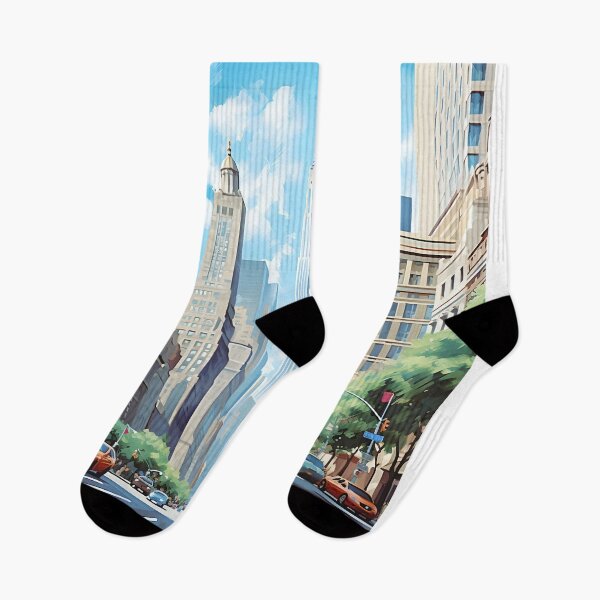 Item preview, New York Empire State Building Midtown Street View designed and sold by LaFabricaArt.