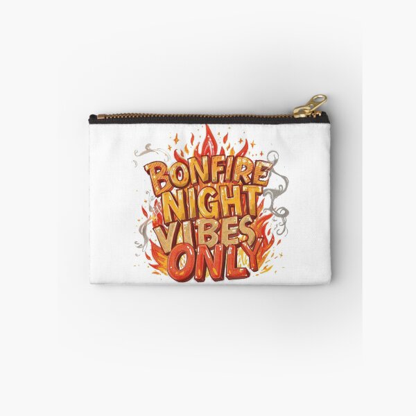 Item preview, Bonfire Night Vibes Only PNG | Fire Lettering Art for November 5th designed and sold by Sidra Official Art.