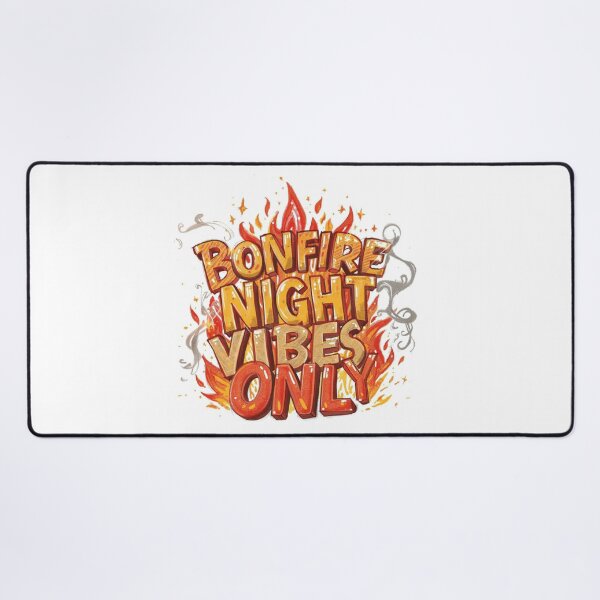 Item preview, Bonfire Night Vibes Only PNG | Fire Lettering Art for November 5th designed and sold by Sidra Official Art.