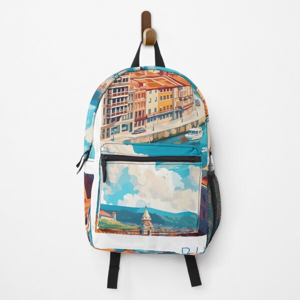 Item preview, Bilbao Spain Casco Viejo Nervion River Vintage designed and sold by LaFabricaArt.