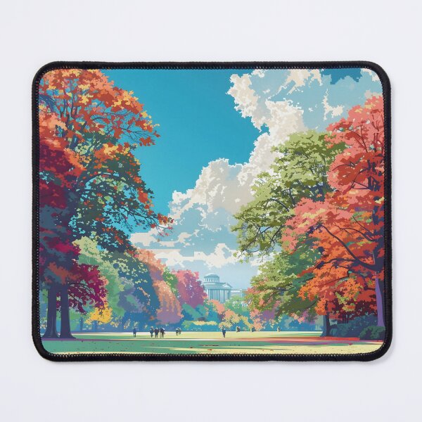 Item preview, Phoenix Park Dublin Autumn Foliage Vintage Poster designed and sold by LaFabricaArt.