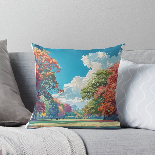Item preview, Phoenix Park Dublin Autumn Foliage Vintage Poster designed and sold by LaFabricaArt.