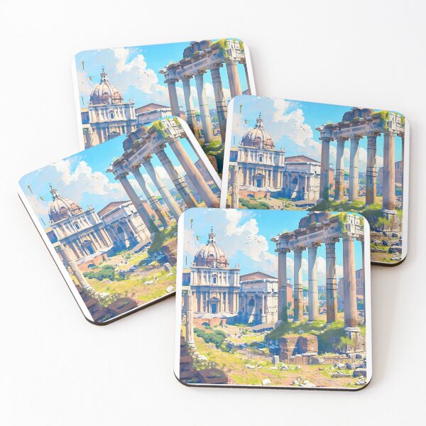 Item preview, Roman Forum Rome Ancient Ruins Columns Vintage designed and sold by LaFabricaArt.