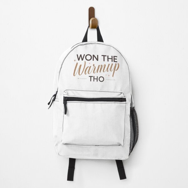 Item preview, Won the Warmup Tho gold tone graphic text designed and sold by MoGhoine.