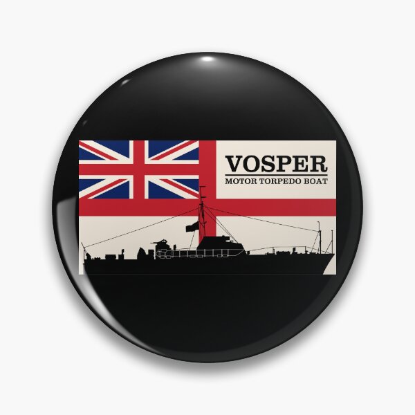 Item preview, Vosper WW2 Motor Torpedo Boat British Vintage Naval Flag designed and sold by MilitaryMart.