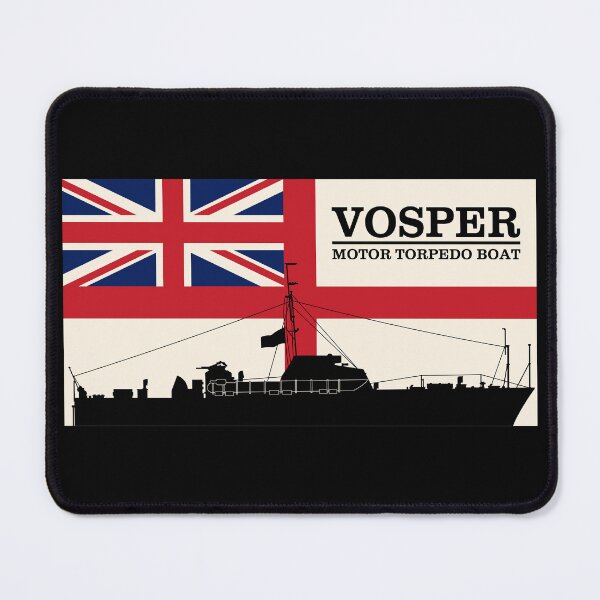 Item preview, Vosper WW2 Motor Torpedo Boat British Vintage Naval Flag designed and sold by MilitaryMart.