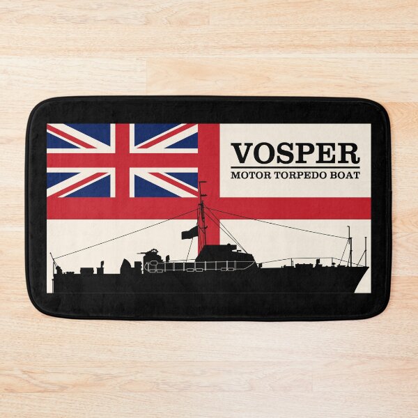 Item preview, Vosper WW2 Motor Torpedo Boat British Vintage Naval Flag designed and sold by MilitaryMart.