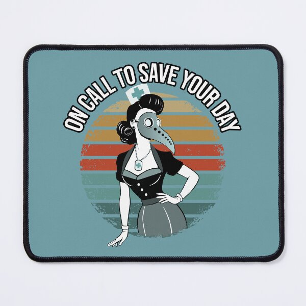 Item preview, On Call Plague Nurse Pinup designed and sold by kaszczyszko.