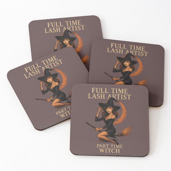 Item preview, Full Time Lash Artist, Part Time Witch designed and sold by Meandmyshop.