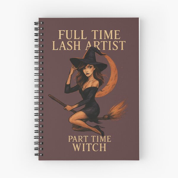 Item preview, Full Time Lash Artist, Part Time Witch designed and sold by Meandmyshop.