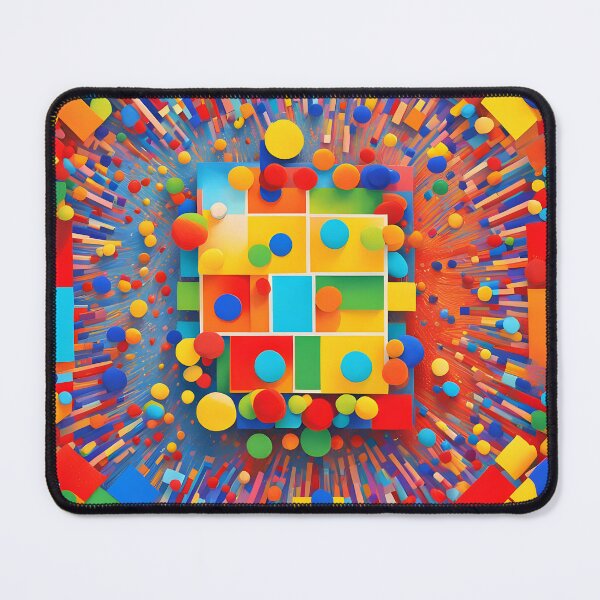 Item preview, Chromatic Explosion – Vibrant Pop Art Splash designed and sold by PawPrintedArt.