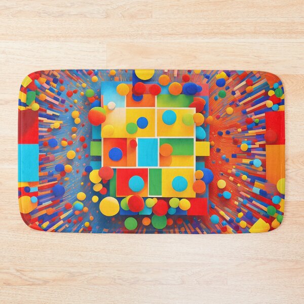 Item preview, Chromatic Explosion – Vibrant Pop Art Splash designed and sold by PawPrintedArt.
