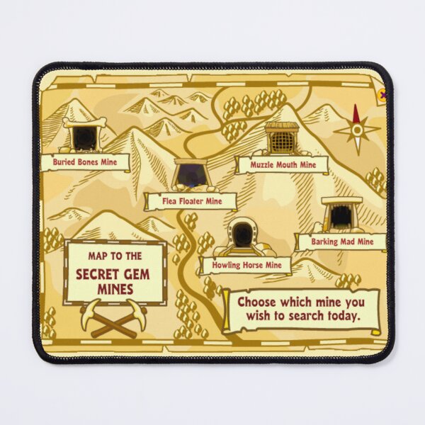 Item preview, Webkinz Curio Shop Gem Mine Map designed and sold by themmrib.