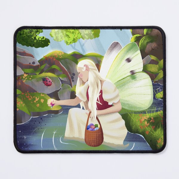 Item preview, A Fairy Collecting Gemstones designed and sold by JeniqueLab.