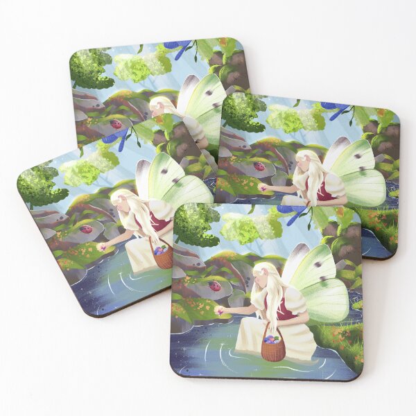 Item preview, A Fairy Collecting Gemstones designed and sold by JeniqueLab.