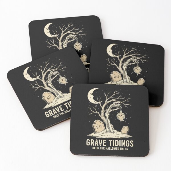 Item preview, Grave Tidings Funny Sarcastic Christmas Festive Skeleton - Merry Christmas Skeleton  designed and sold by Muse Merch.