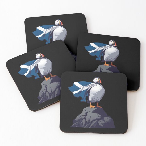 Item preview, Scotland Puffin Saltire Wildlife Heritage Pride Gift designed and sold by Loom on the Loch.