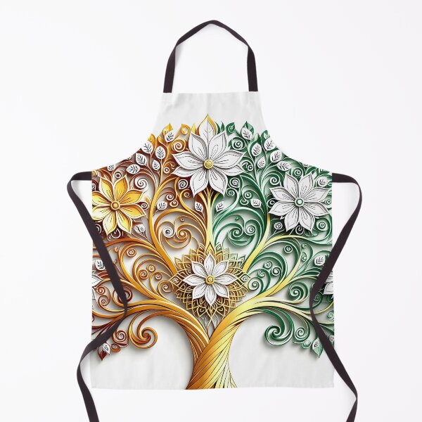 Item preview, Floral Tree of Life with Gold designed and sold by Sharon Schwalbe.