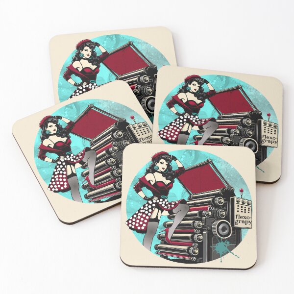 Item preview, Retro Pinup Flex Press Girl designed and sold by kaszczyszko.