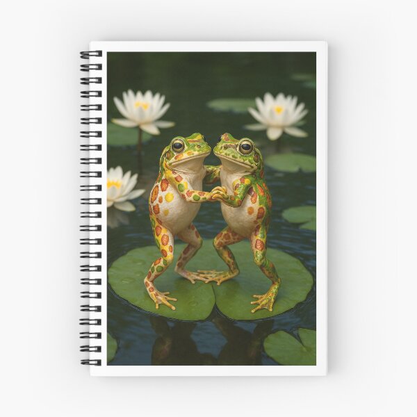 Item preview, Dancing Frogs on a Lily Pad designed and sold by Tridentulus.