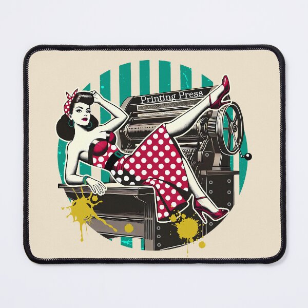 Item preview, Retro Printing Pinup Queen designed and sold by kaszczyszko.