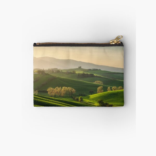 Item preview, Tuscan Rolling Hills at Sunset, Orciano Pisano Spring Landscape Photography designed and sold by Stefano Orazzini.