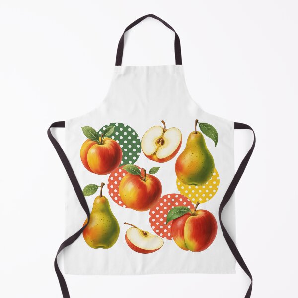 Artikelvorschau, Apfel- und Birnenmuster mit Punkten entworfen und verkauft von ArtfulWeave.