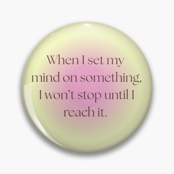 Item preview, When I set my mind on something designed and sold by Elevare.
