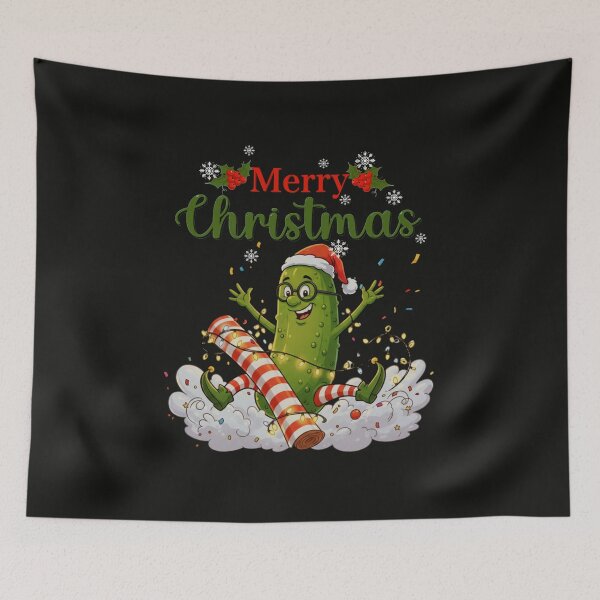 Item preview, Marry Picklemas - Funny pickle christmas designed and sold by Muse Merch.