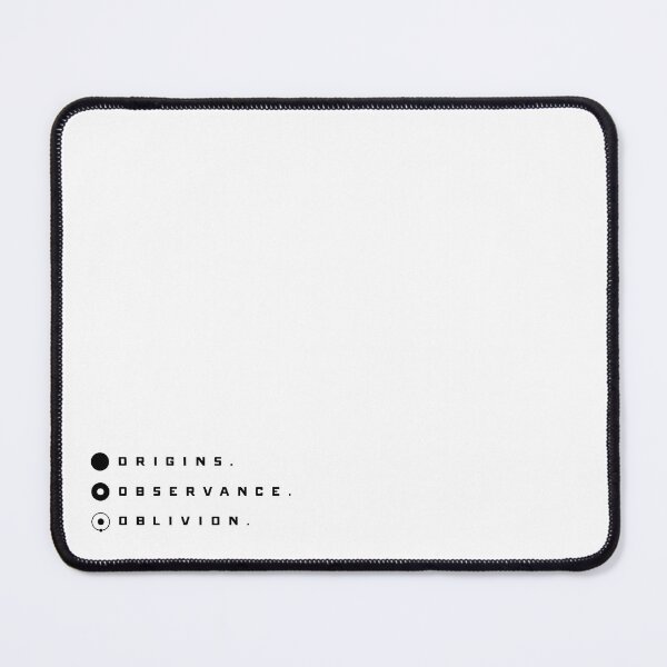 Item preview, SYMBOL OF EVERYTHING - Origins Observance Oblivion - Horizontal Label - BLACK Minimalism Geometric Design designed and sold by IndyStry.