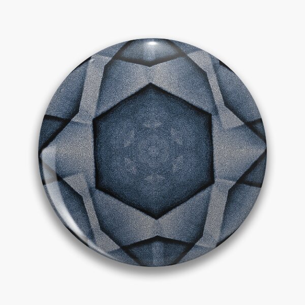 Item preview, Hexagram Geometric Pattern in Navy Blue designed and sold by Artistestella.