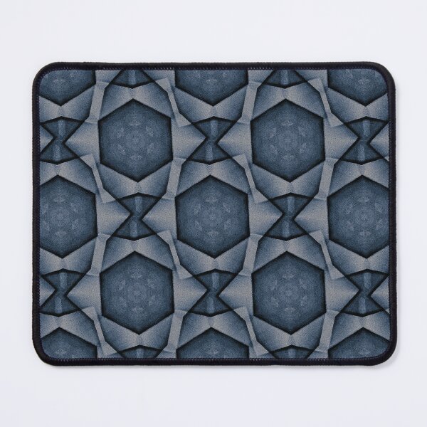 Item preview, Hexagram Geometric Pattern in Navy Blue designed and sold by Artistestella.