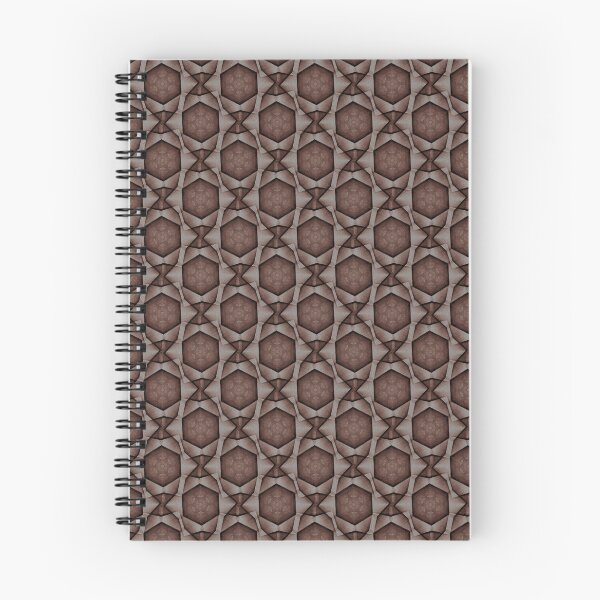 Item preview, Hexagram Geometric Pattern in Brown designed and sold by Artistestella.