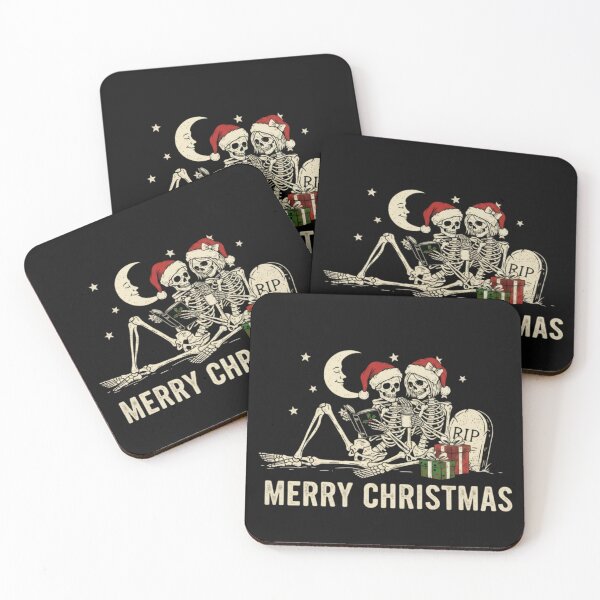Item preview, Christmas Festive Skeleton - Funny Book Graphic-  Humor Santa Skeleton Fall Vintage -Merry Christmas Skeleton  designed and sold by Muse Merch.