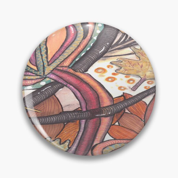 Item preview, Fall Magical Flower | Hand-Drawn Zentangle Doodle Art  designed and sold by ColorWander.