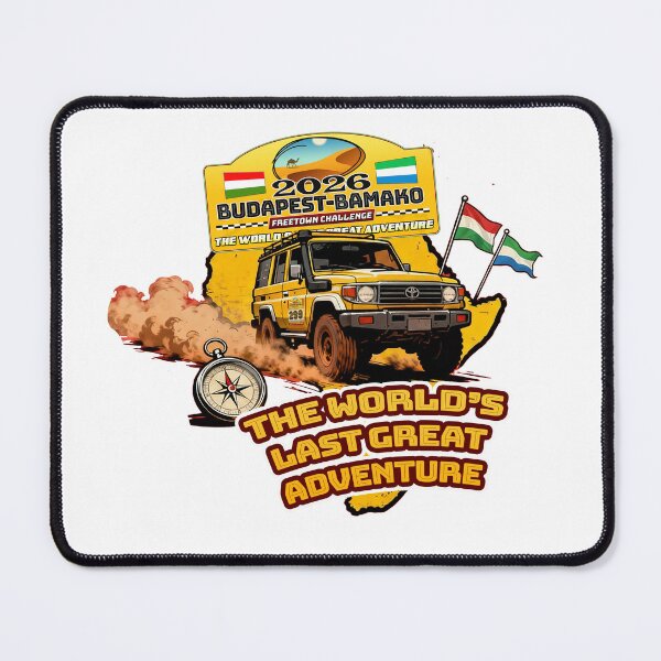 Item preview, 2026 Budapest-Bamako Yellow 4x4 - The World's Last Great Adventure designed and sold by theninja.