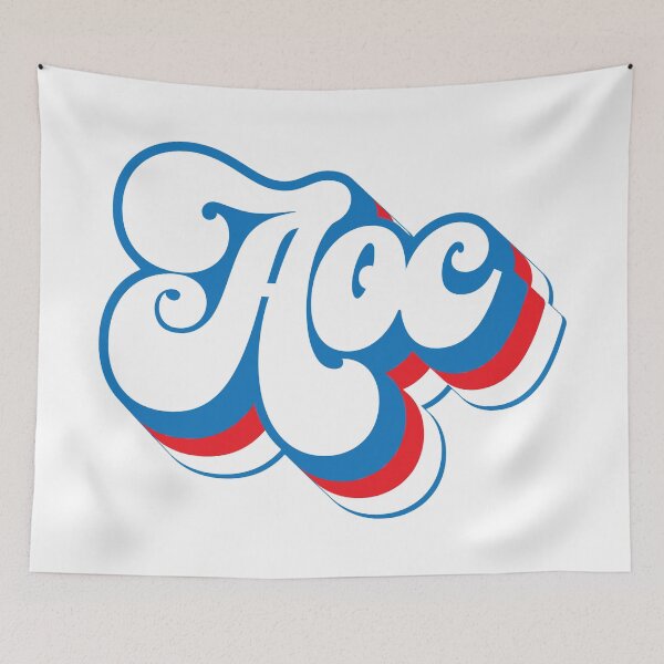 Item preview, AOC - Alexandria Ocasio-Cortez retro verison designed and sold by Winner Chicken Dinner Designs.