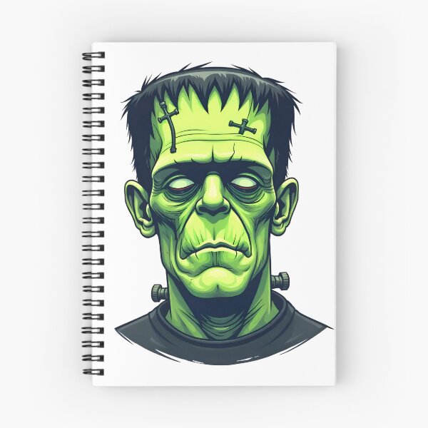 Item preview, Frankenstein Face with a no smile face designed and sold by GlamOvira.