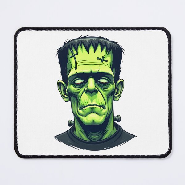 Item preview, Frankenstein Face with a no smile face designed and sold by GlamOvira.