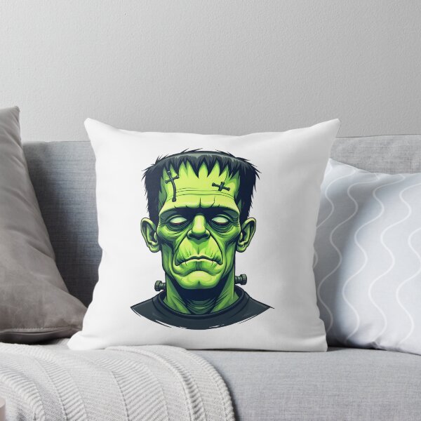 Item preview, Frankenstein Face with a no smile face designed and sold by GlamOvira.