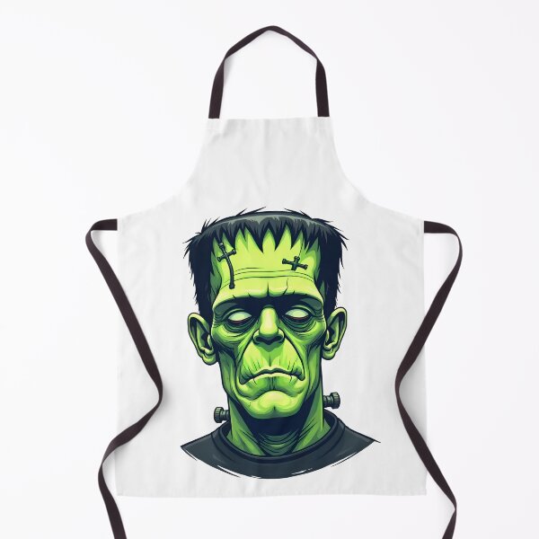 Item preview, Frankenstein Face with a no smile face designed and sold by GlamOvira.