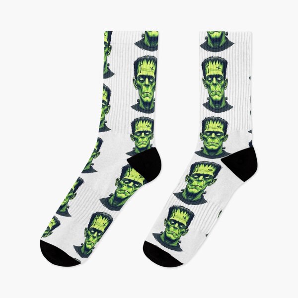 Item preview, Frankenstein Face with a no smile face designed and sold by GlamOvira.