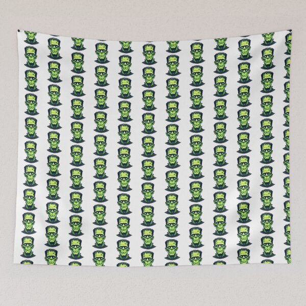 Item preview, Frankenstein Face with a no smile face designed and sold by GlamOvira.