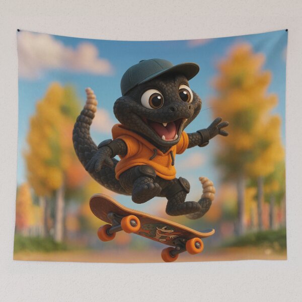 Item preview, Skater Arizona Black Rattlesnake designed and sold by Sillytoe.