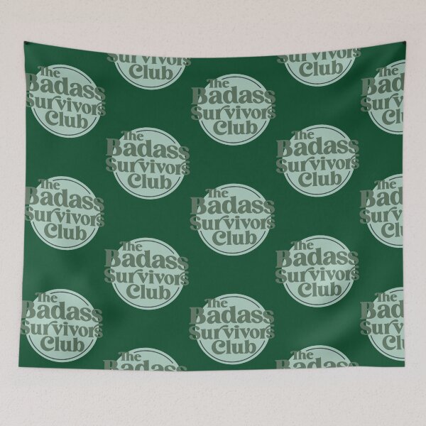 Item preview, the badass survivors club design Oversized  designed and sold by MemoryLaneKeeps.